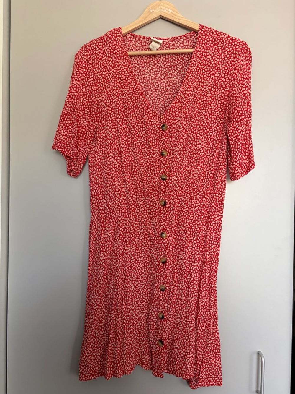 H&M | Floral Dress | Red | Women’s Size 4
